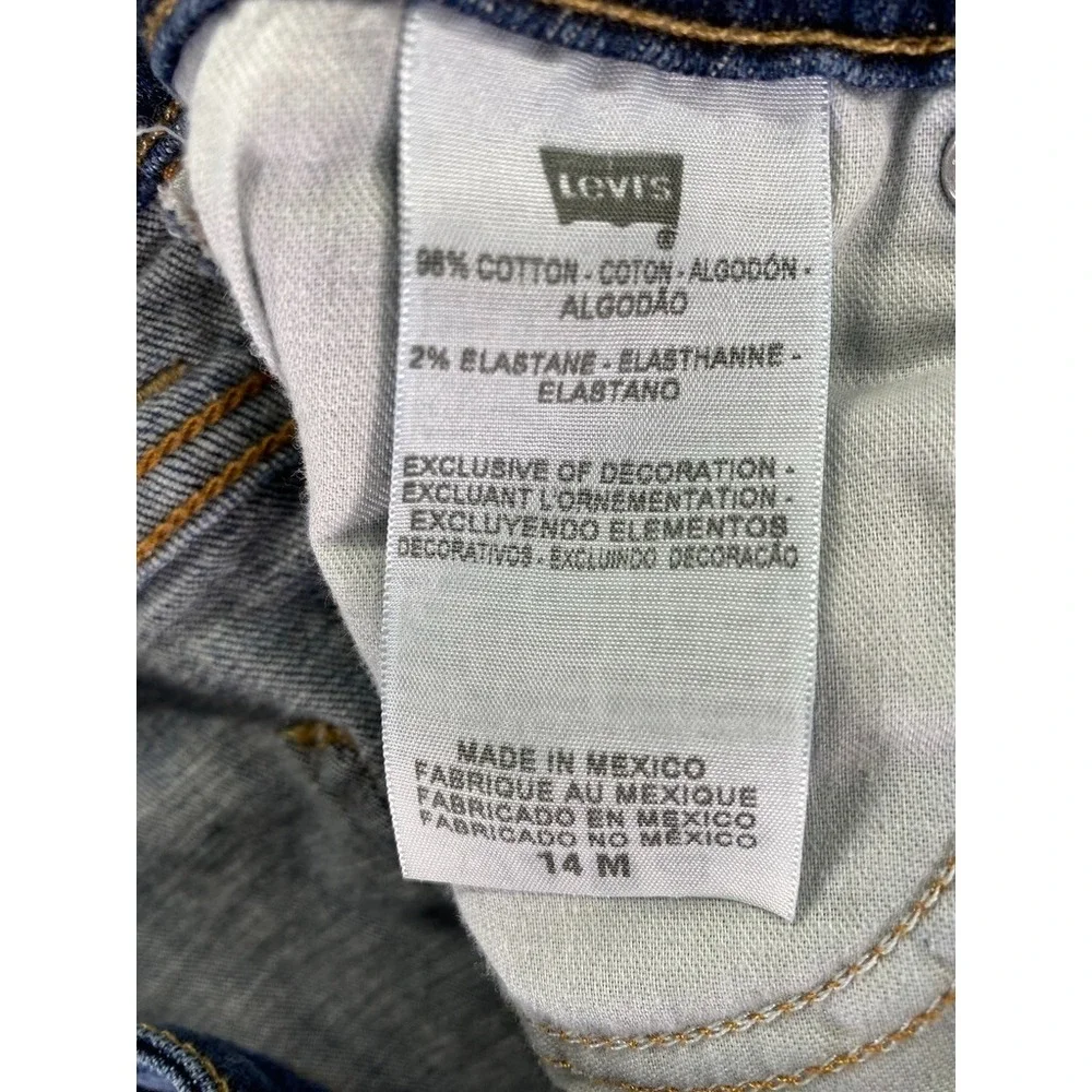 Levi's‎ Mid Rise Skinny Blue Jeans Women's Size 14M Denim Medium Wash (31x28)